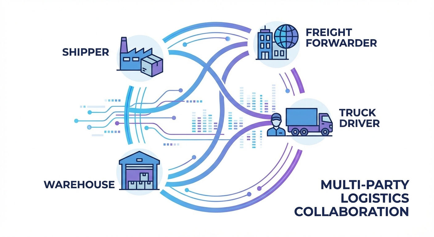 多方协作示意图